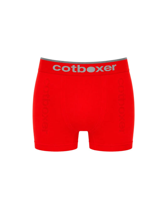 Mikrofiber Sporcu Erkek Boxer / Kırmızı