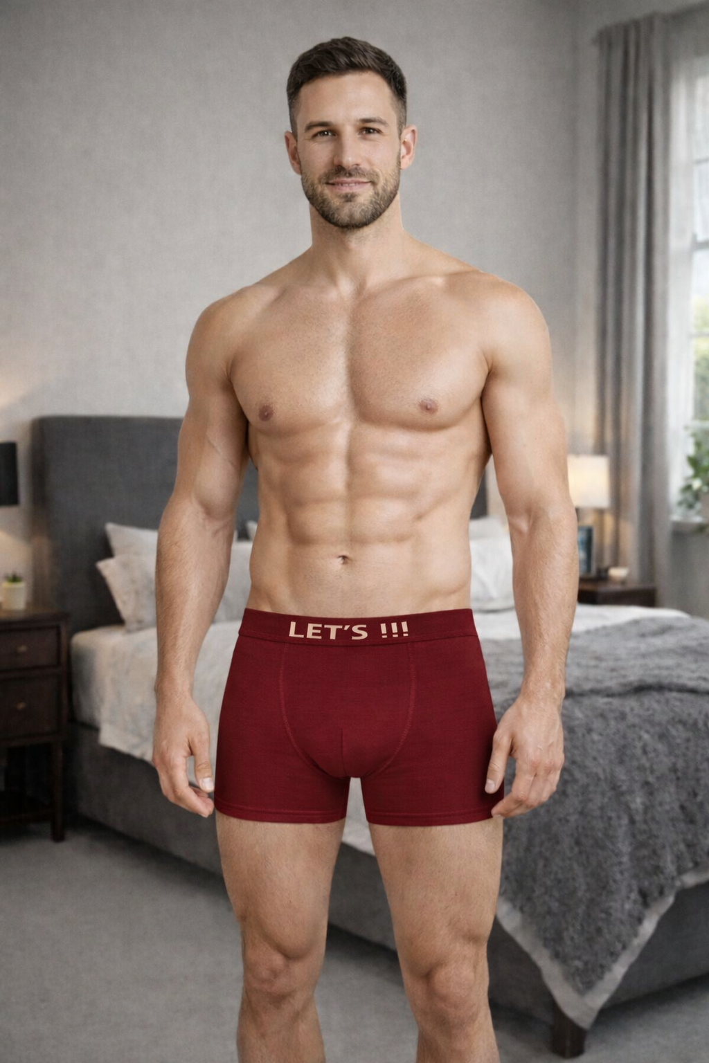 Klasik Pamuk Erkek Bokser