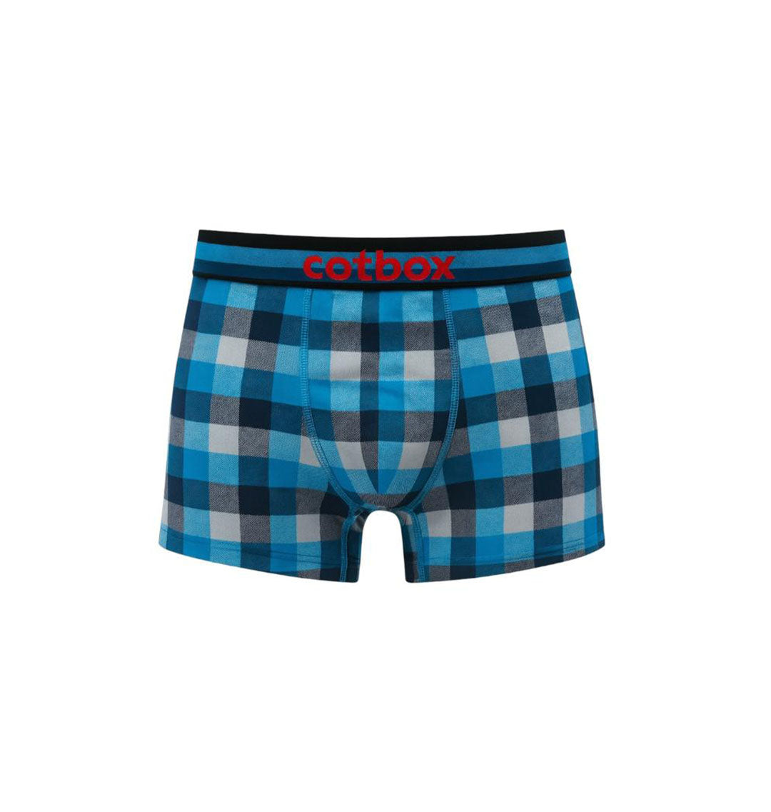 %100 Pamuk Desenli Çocuk Boxer (CB205)