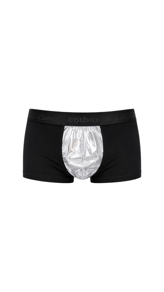 Lamelli Boxer / Siyah-Gümüş
