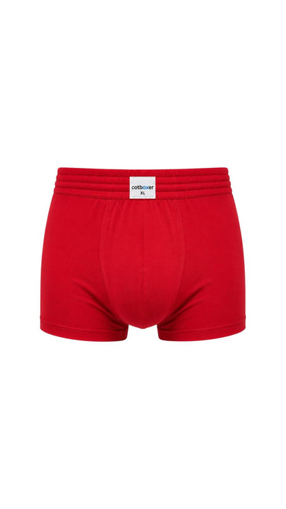 Classic Modal Boxer / Hareketli Lastik / Kırmızı