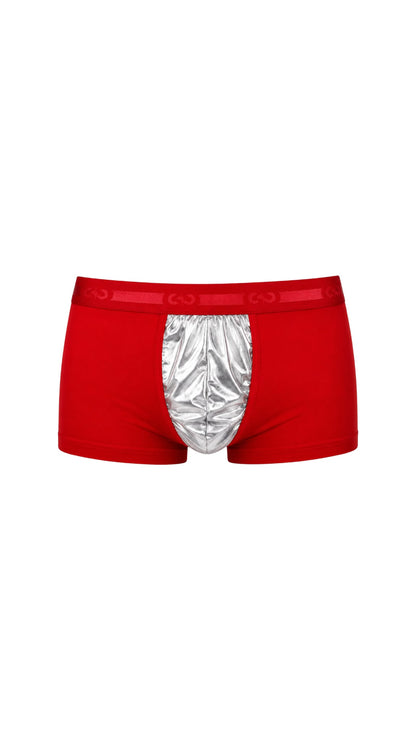 Lamelli Boxer / Kırmızı-Gümüş