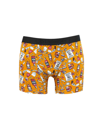 Desenli Pamuk Erkek Boxer (Model 37)