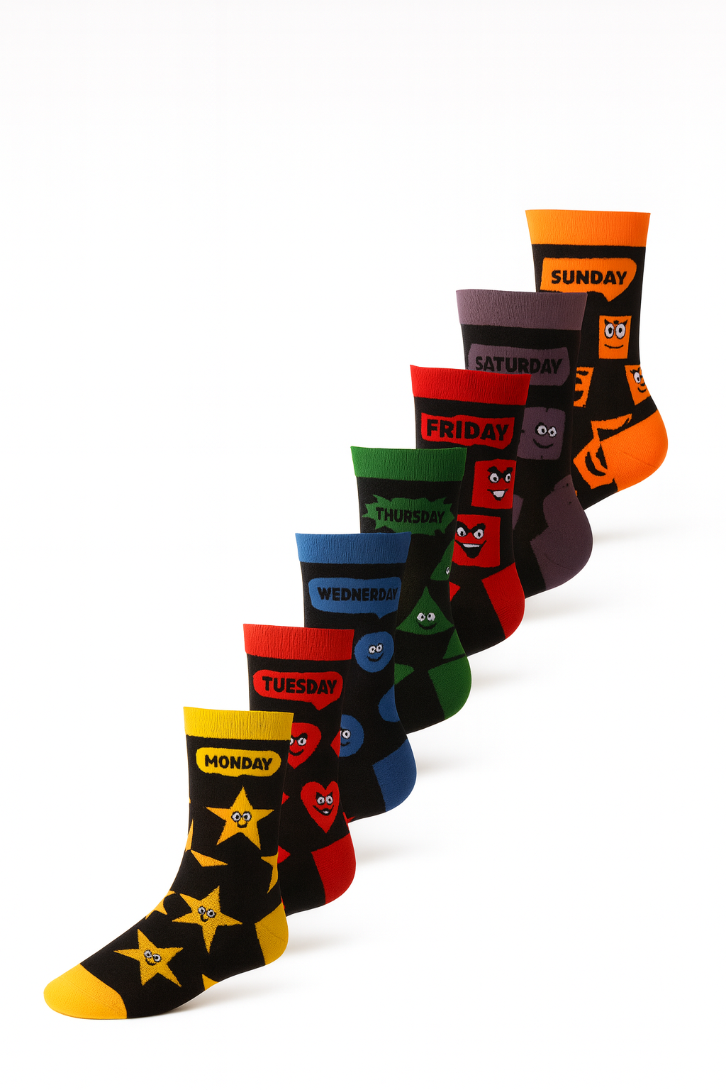 Erkek 7 Gün Çorap Seti (7'li Paket) (CB273) 40-46