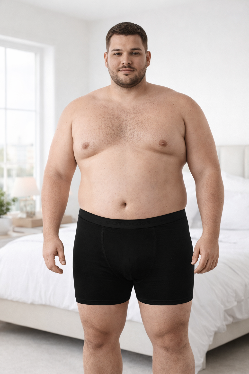 Modal Pamuk Büyük Beden Erkek Boxer (CB844)