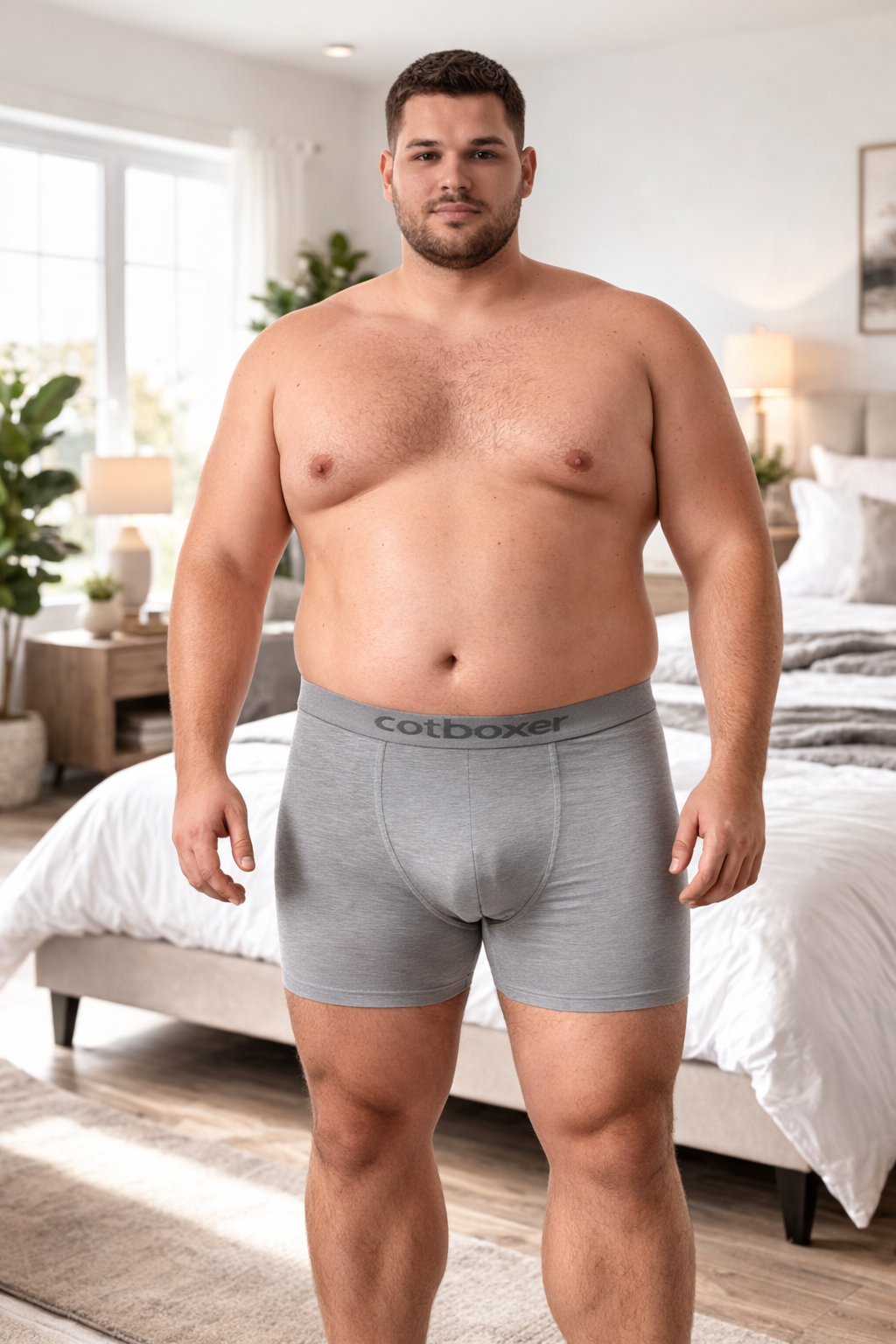 Modal Pamuk Büyük Beden Erkek Boxer  (CB854)