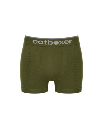 Mikrofiber Sporcu Erkek Boxer / Haki