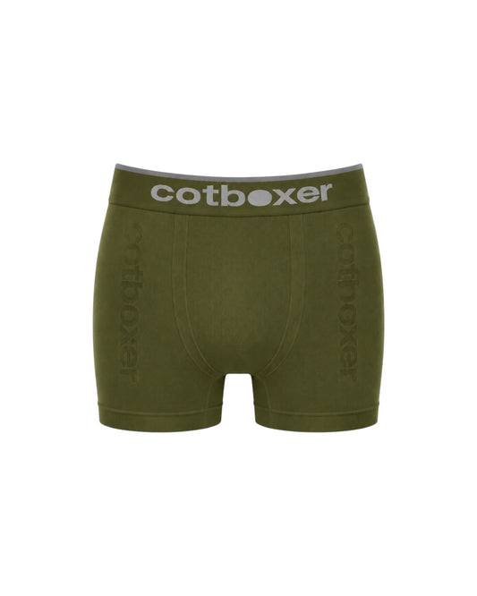 Mikrofiber Sporcu Erkek Boxer / Haki