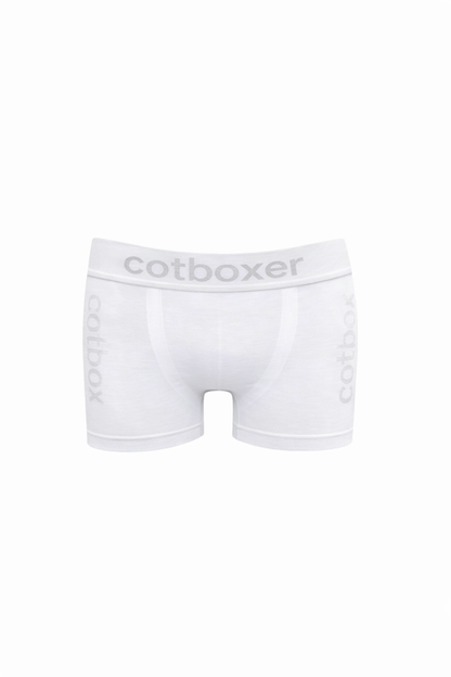 Mikrofiber Sporcu Erkek Boxer / Beyaz