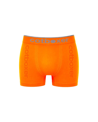 Mikrofiber Sporcu Erkek Boxer / Turuncu