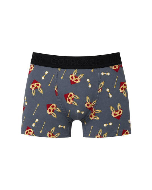 Tasarım Pamuk Boxer / Füme Maske