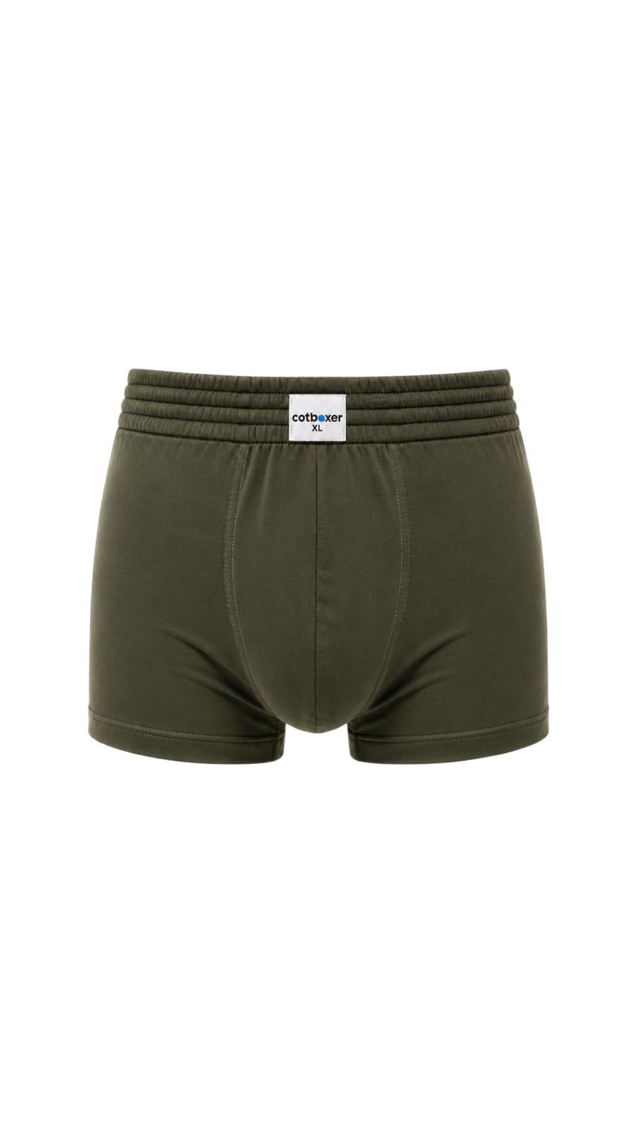 Classic Modal Boxer / Hareketli Lastik / Haki