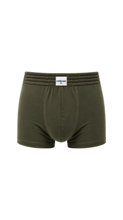 Classic Modal Boxer / Hareketli Lastik / Haki