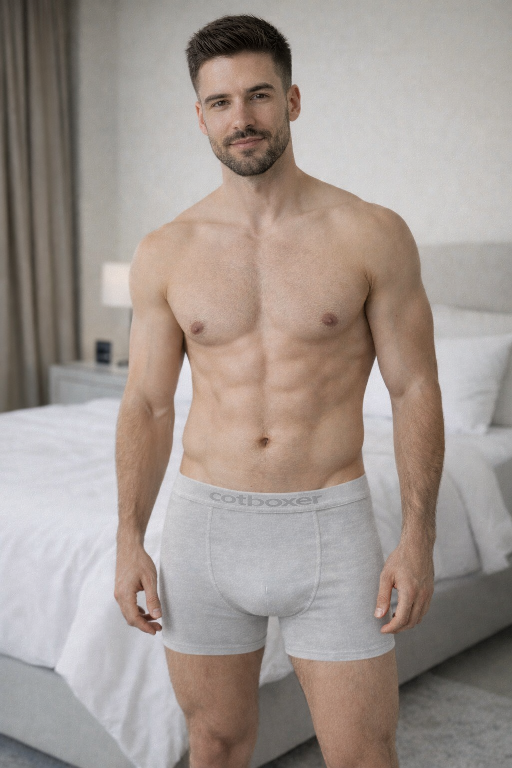 CONFORT PLUS MODAL BOXER / GRİ MELANJ