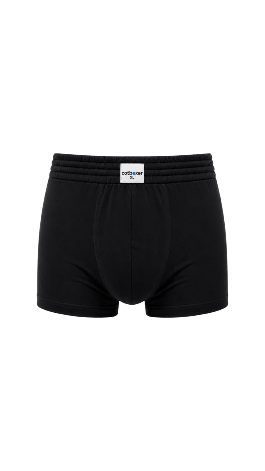 Classic Modal Boxer / Hareketli Lastik / Siyah