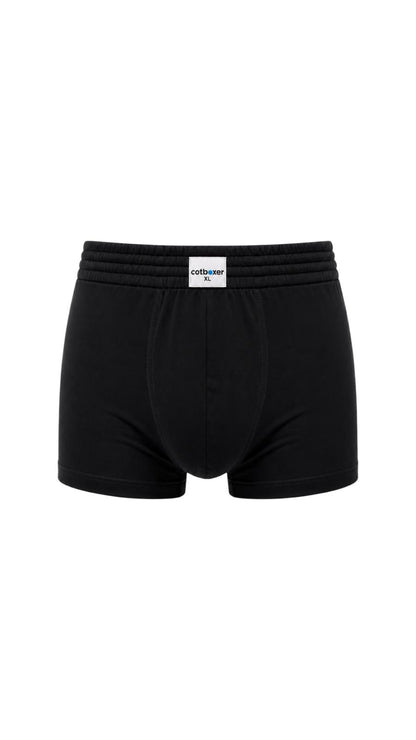 Classic Modal Boxer / Hareketli Lastik / Siyah