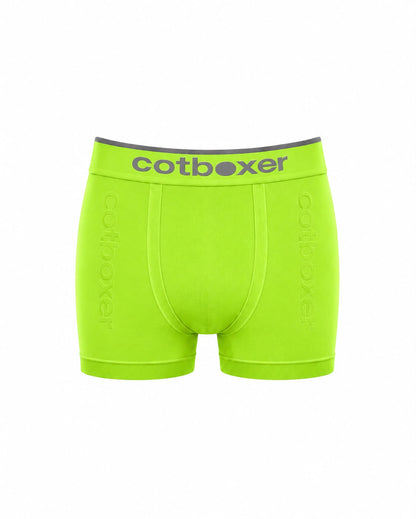 Mikrofiber Sporcu Erkek Boxer / Neon Yeşil